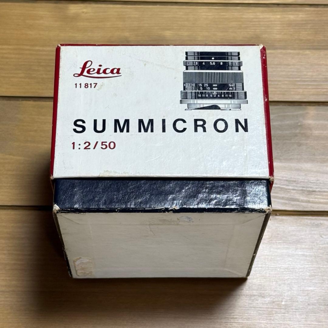 ライカ ズミクロン 50mm2nd 箱のみ Summicron Leitz