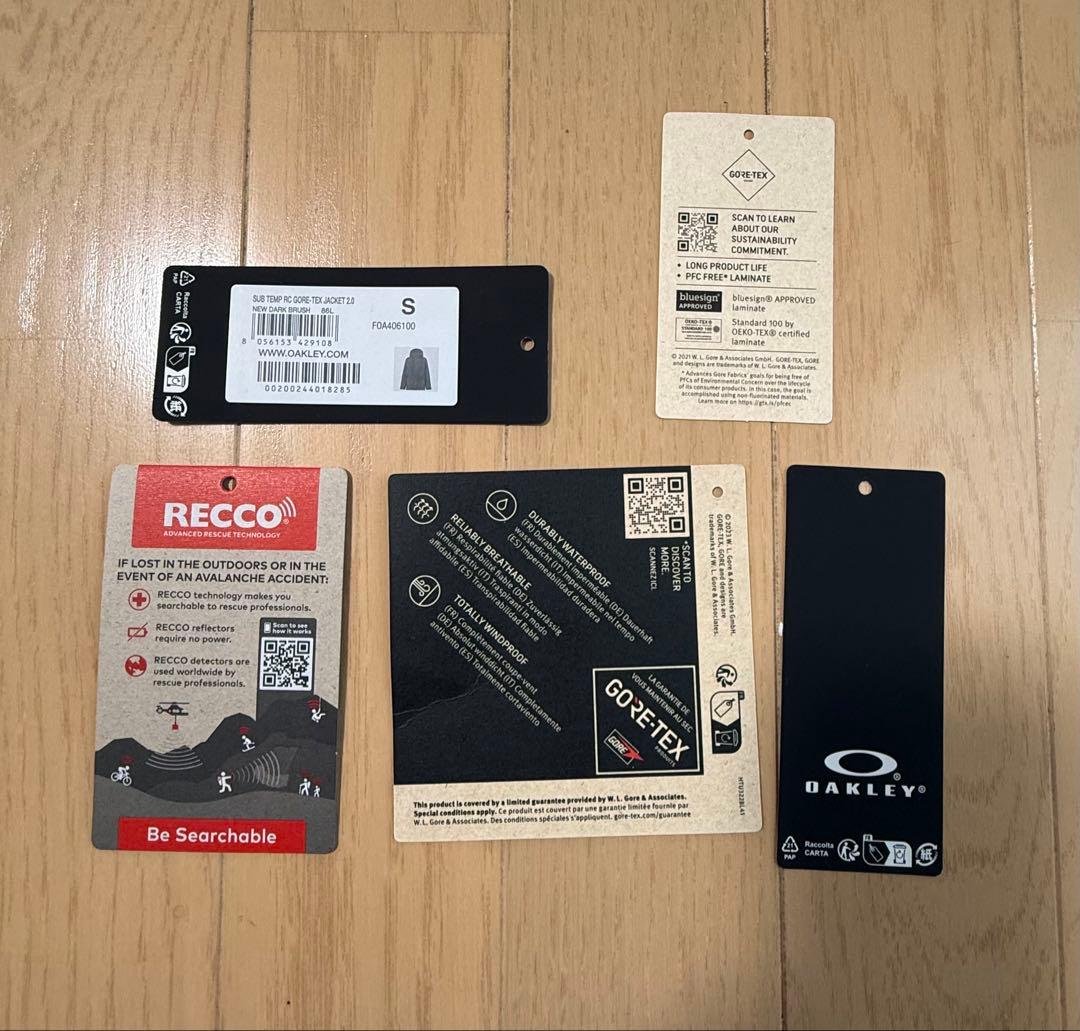 オークリー メンズ　スキースノボーウエア GORE-TEX アジア/Mサイズ