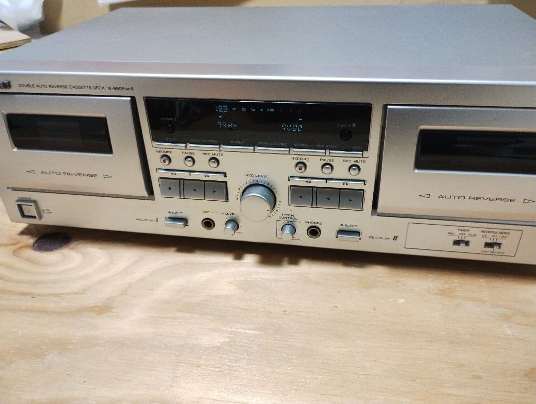 動作◎ TASCAM TEAC ダブルカセットプレーヤー　ダブルカセットデッキ