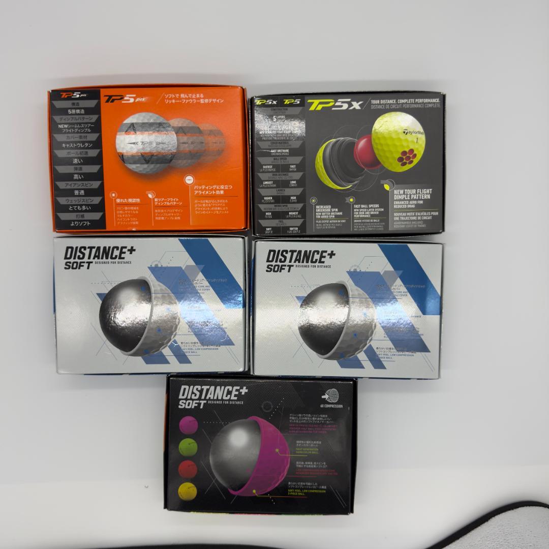 TaylorMade 新品未使用　ゴルフボール 5箱セット　ラウンド用&練習用に