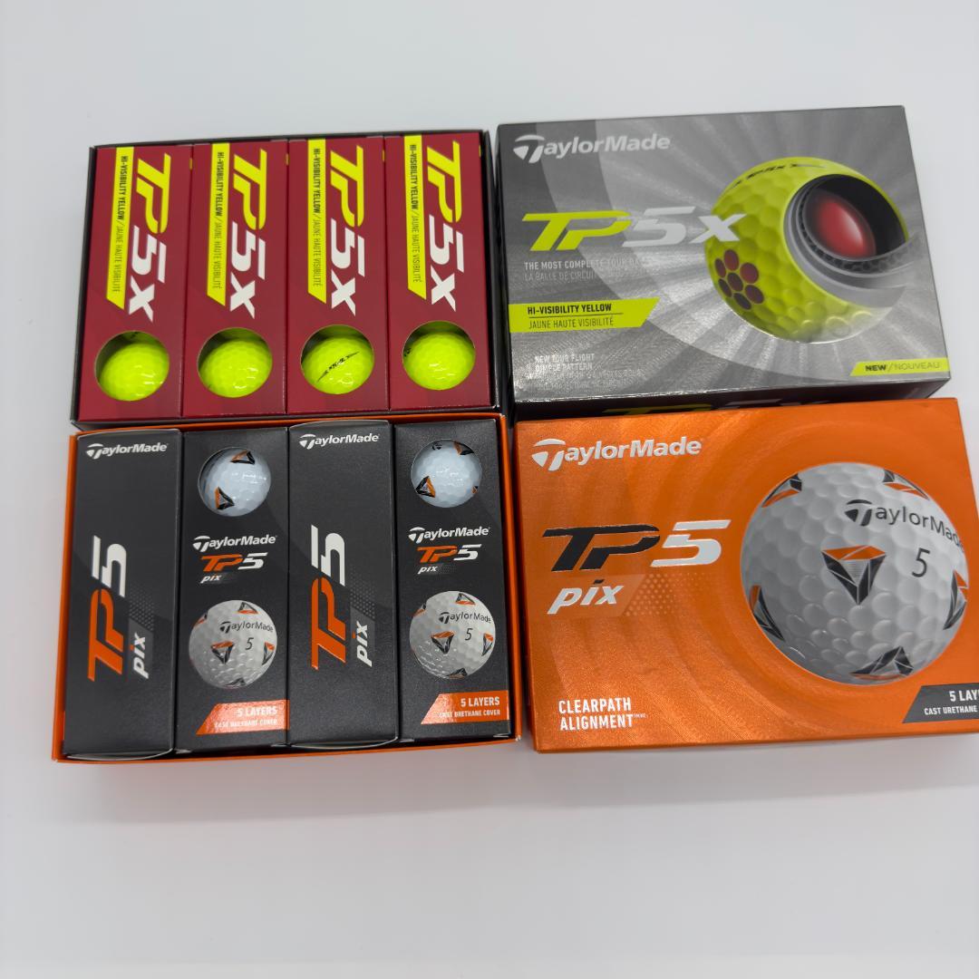 TaylorMade 新品未使用　ゴルフボール 5箱セット　ラウンド用&練習用に