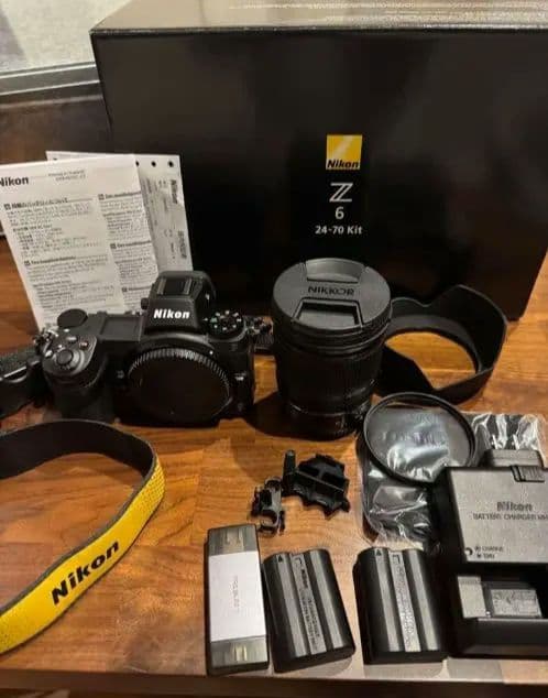 全部付！極上！ショット数4183枚　ニコン z6 24-70 f4 セット