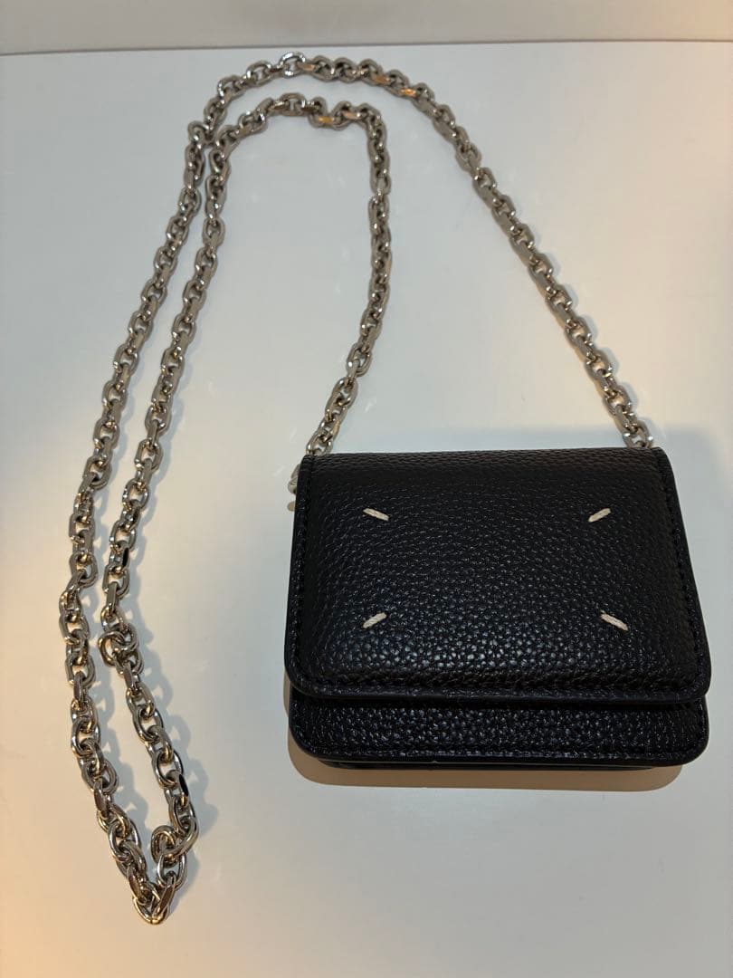 メゾンマルジェラ　4ステッチ　チェーンショルダーバッグ　極美品
