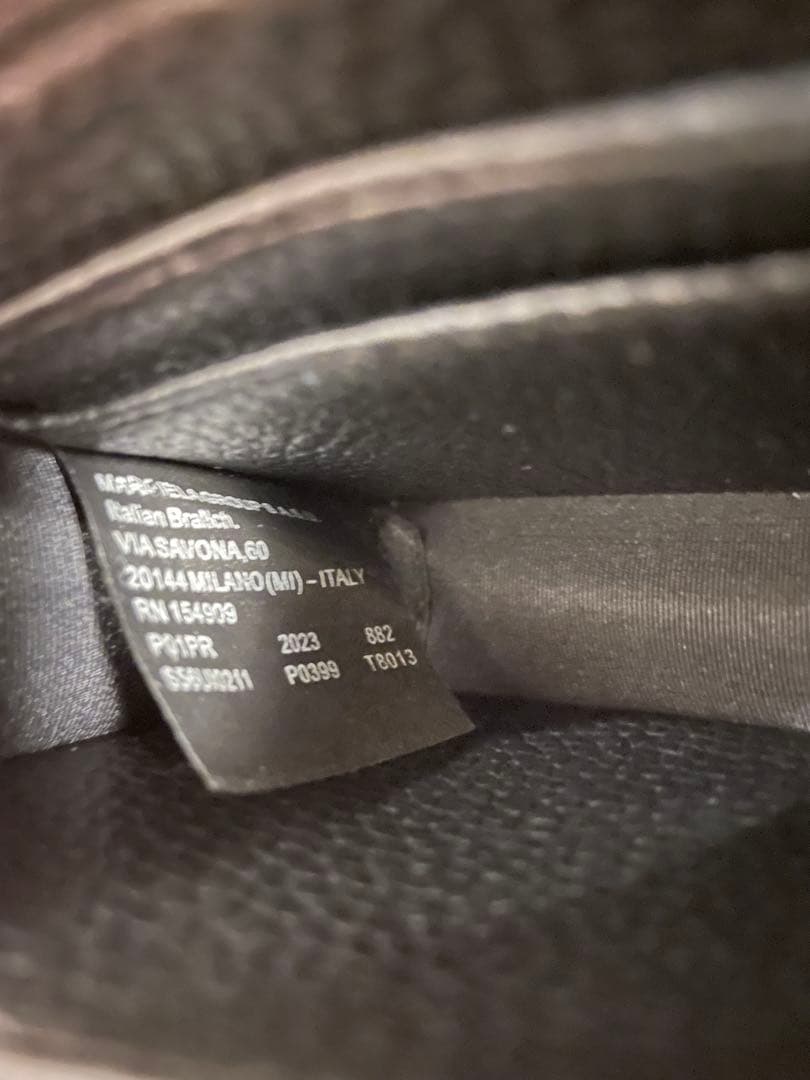 メゾンマルジェラ　4ステッチ　チェーンショルダーバッグ　極美品