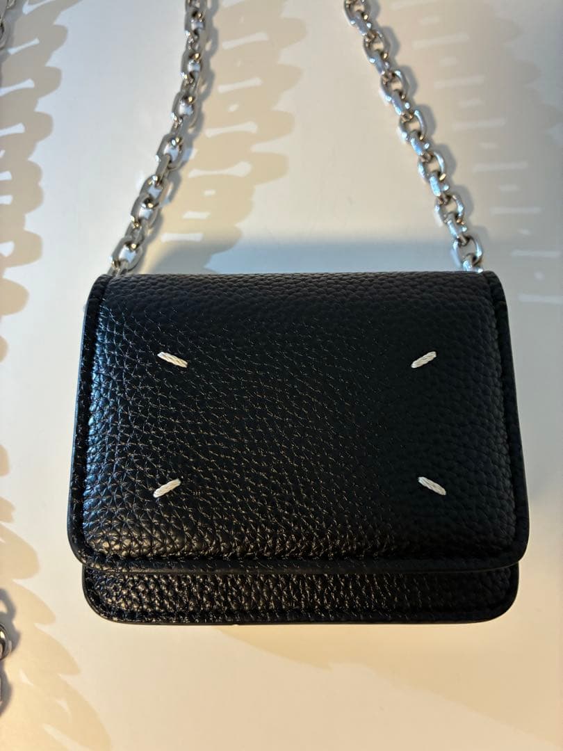 メゾンマルジェラ　4ステッチ　チェーンショルダーバッグ　極美品