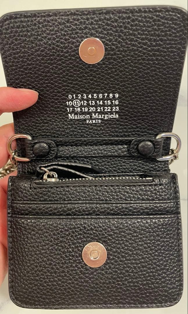 メゾンマルジェラ　4ステッチ　チェーンショルダーバッグ　極美品