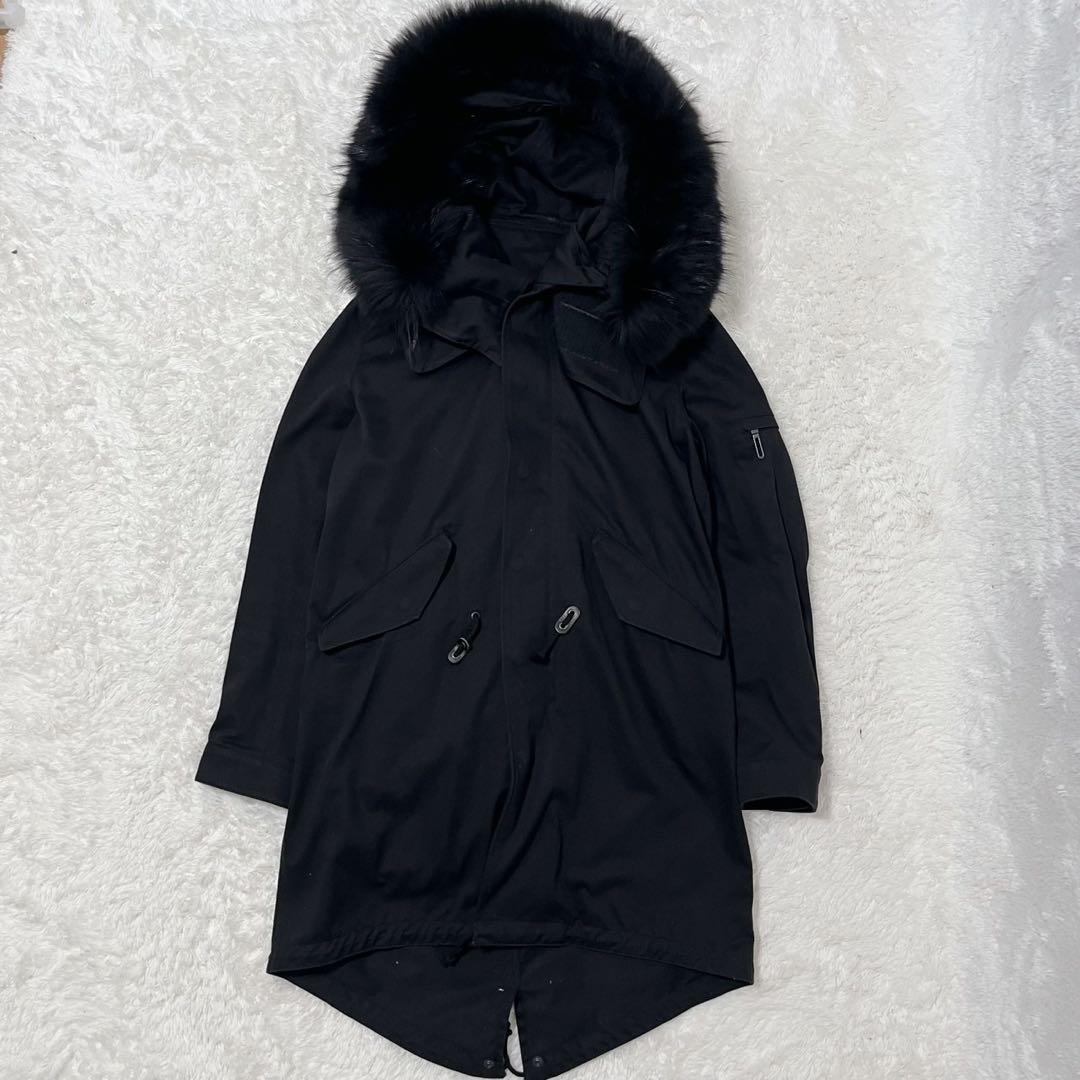 GalaabenD ガラアーベント プレミアムチノクロス モッズコート ブラック