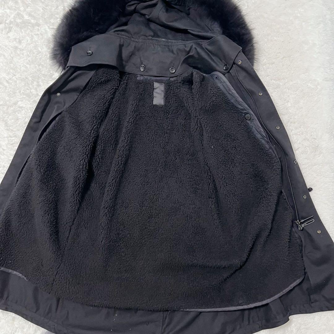 GalaabenD ガラアーベント プレミアムチノクロス モッズコート ブラック