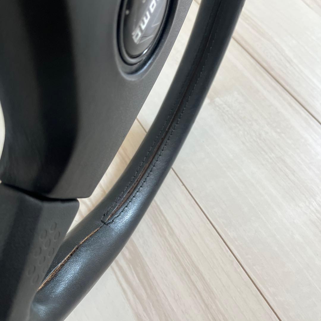 momo ステアリング レザー ブラック