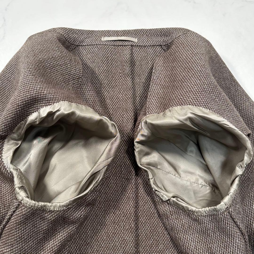 未使用級 XL相当◎リングヂャケット カシミヤタッチ アンコンジャケット 50