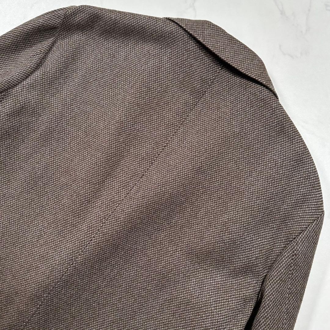 未使用級 XL相当◎リングヂャケット カシミヤタッチ アンコンジャケット 50