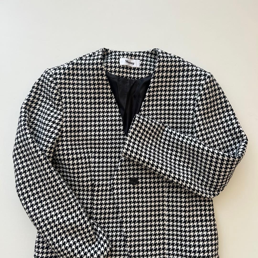 ▫️Matoy｜千鳥柄ジャケット