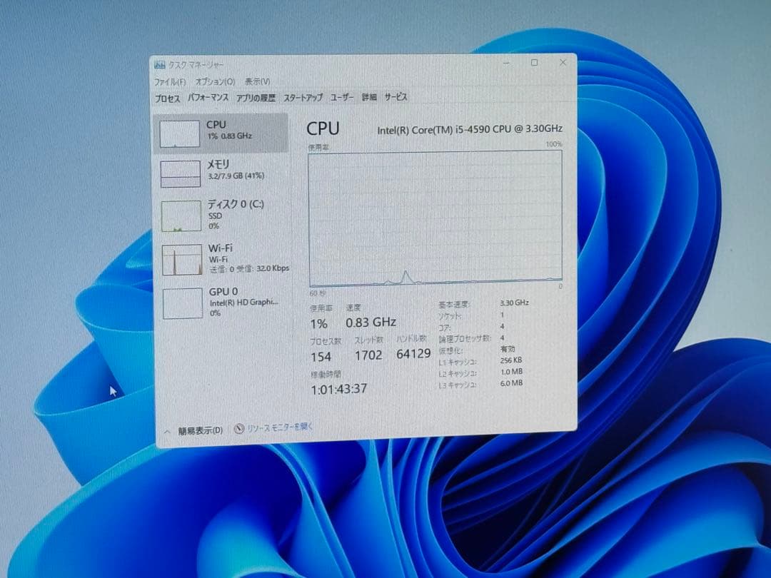 Windowsデスクトップ Fujitsu ESPRIMO D583/K SSD 512GB RAM8GB