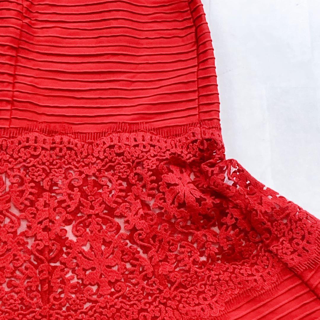 極美品 タダシショージ 日本未発売 ロングドレス コードレース シースルー