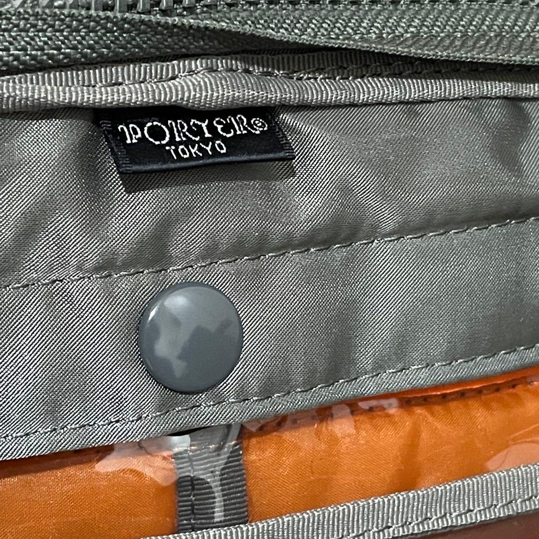 希少✨ PORTER タンカー シルバー グレー ブリーフケース