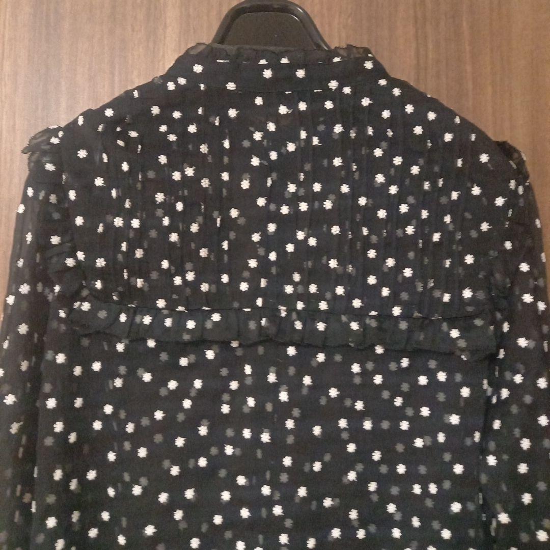 イエナ　楊柳フリルピンタックブラウス