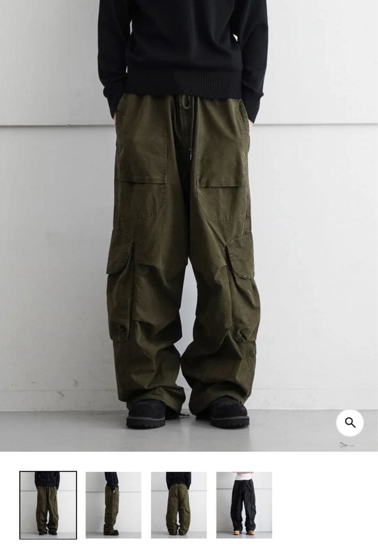 パンツ entire studios Freight Cargo PINE xs