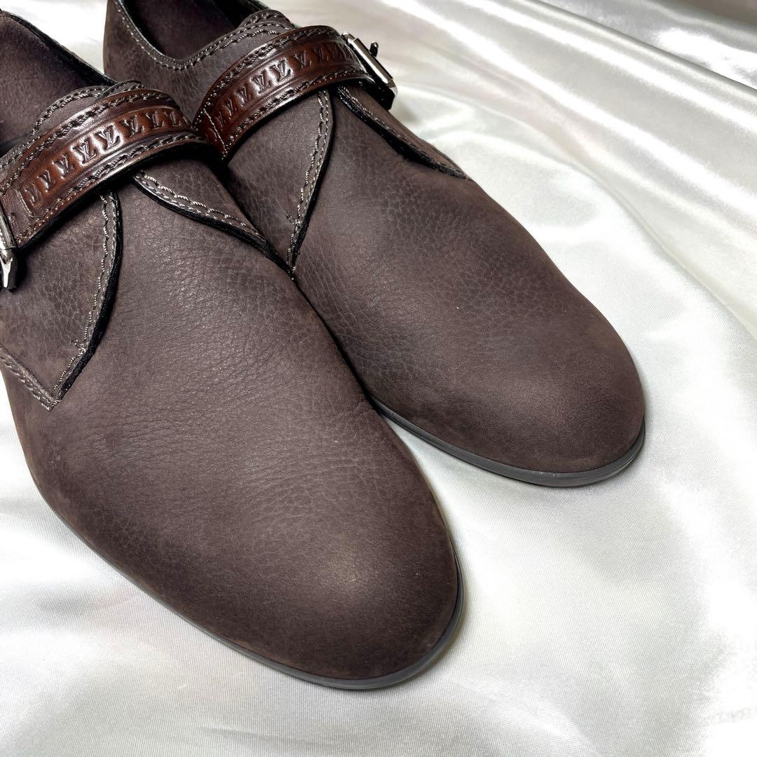 極美品　LOUIS VUITTON ルイヴィトン ストラップ　革靴　イタリア製