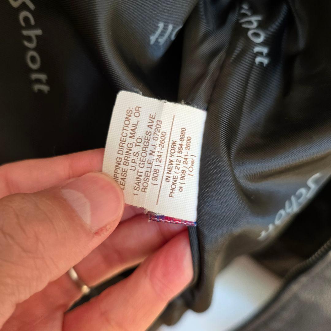 レディース schott 美品　ライダース　シングル