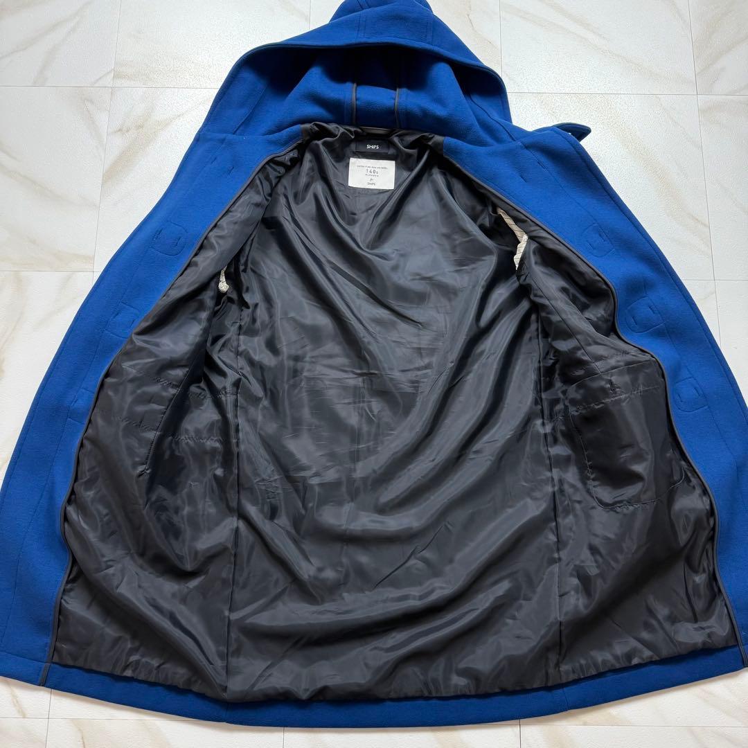 美品✨️SHIPS スーパー140'S ダッフルコート メリノウール トグル