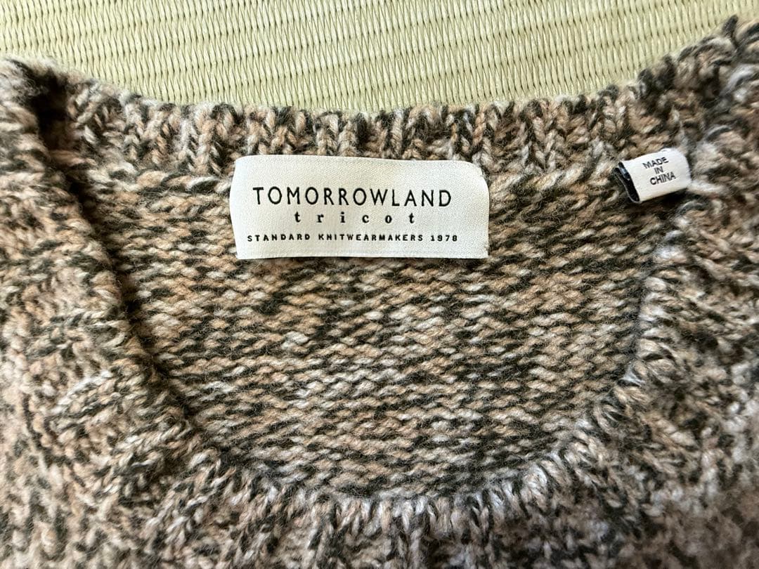 TOMORROWLAND 厚手クルーネックニットセーター