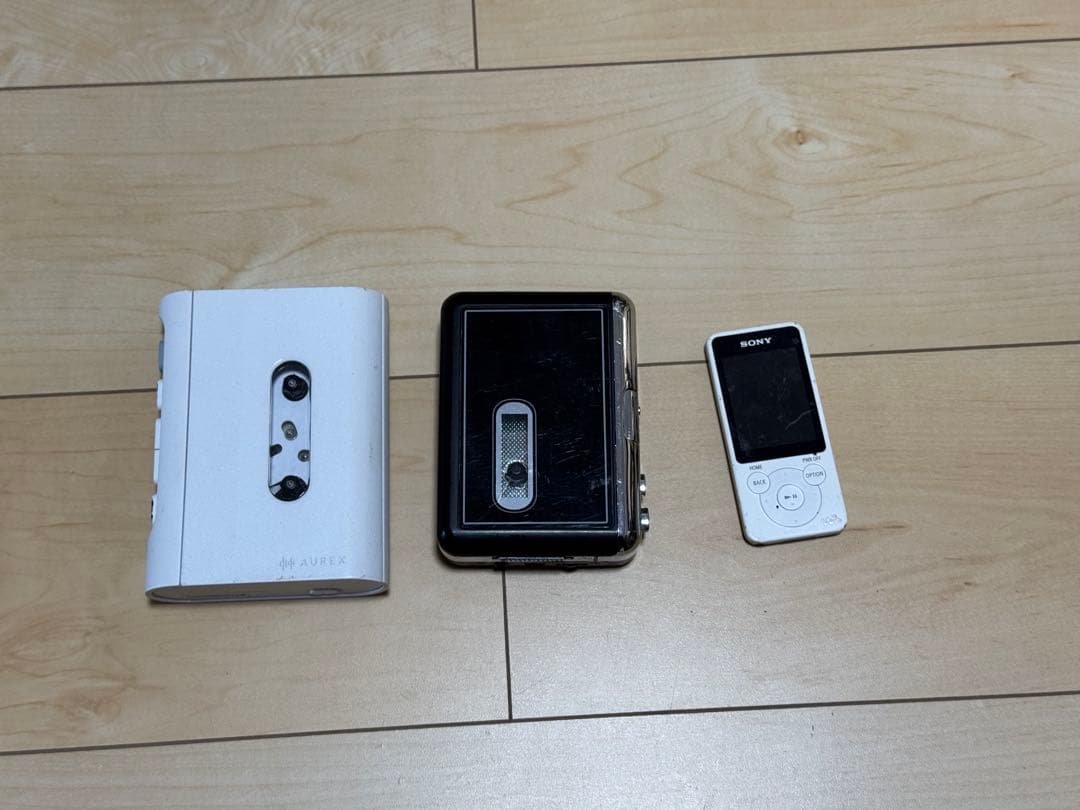 AUREX SANWA カセットプレーヤー AX-W10 400-MEDI002