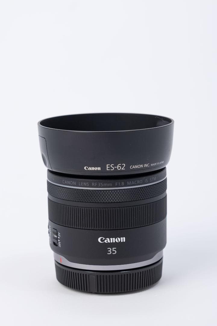 canon RF 35mm F1.8 マクロ IS STM フード付き
