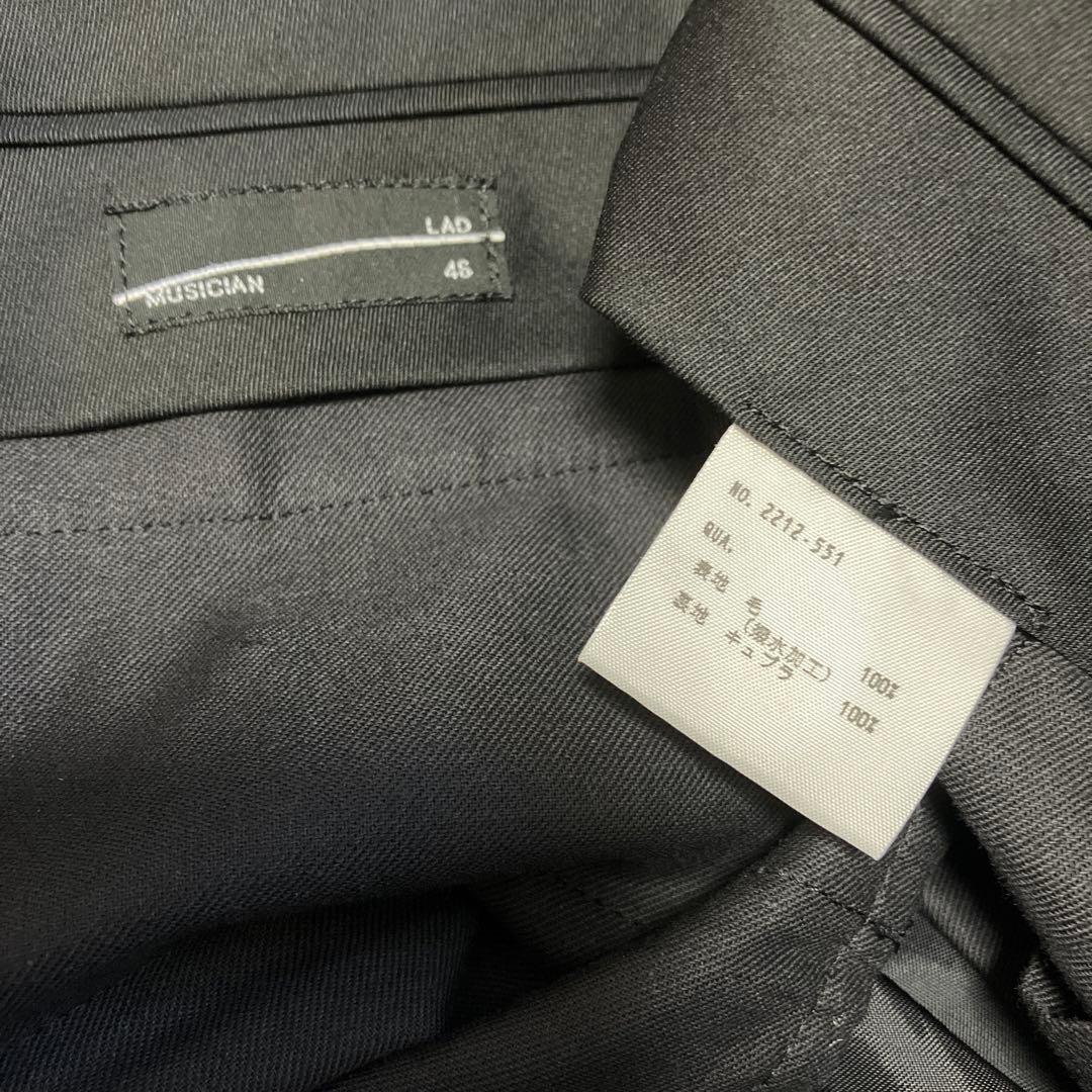 ラッドミュージシャン LAD MUSICIANノータックスリムスラックス