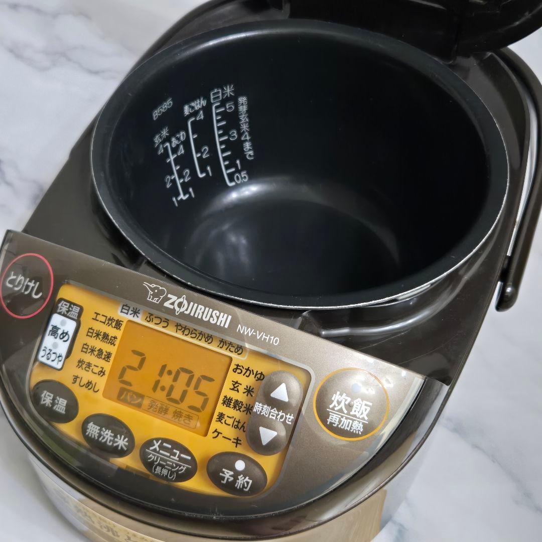 ZOJIRUSHI IH炊飯ジャー NW-VH10 5.5合 22年製 炊飯器
