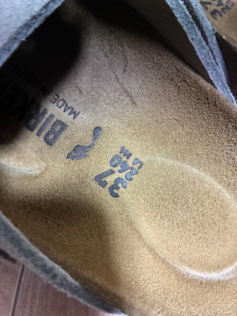 BIRKENSTOCK Boston サボサンダル トープ 37 未使用