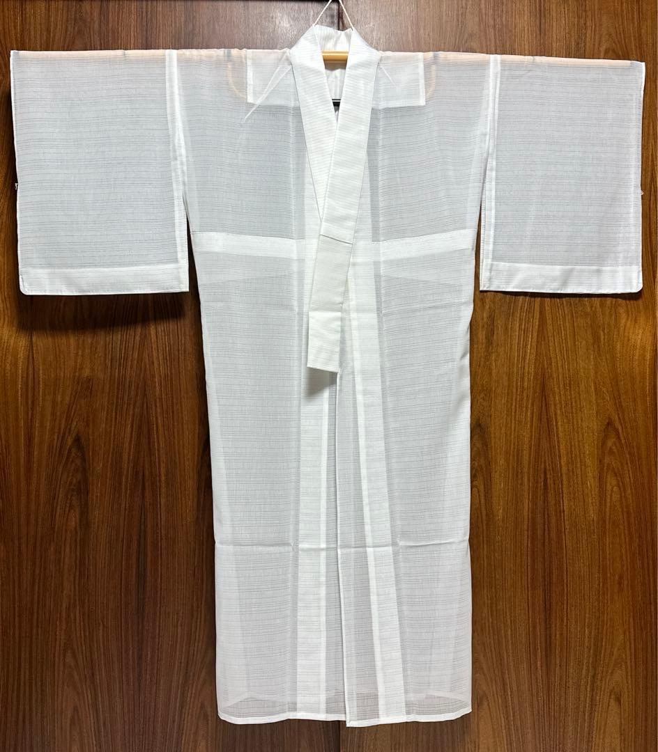 洗える着物 絽訪問着 絽長襦袢 絽袋帯 セット しつけ付き