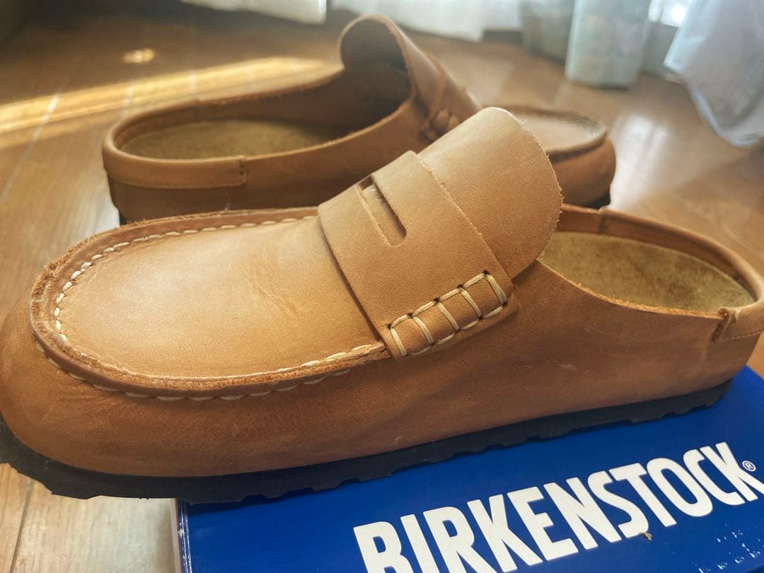 BIRKENSTOCK NAPLESネープルズ◇コニャック◇オイルドレザー◇37