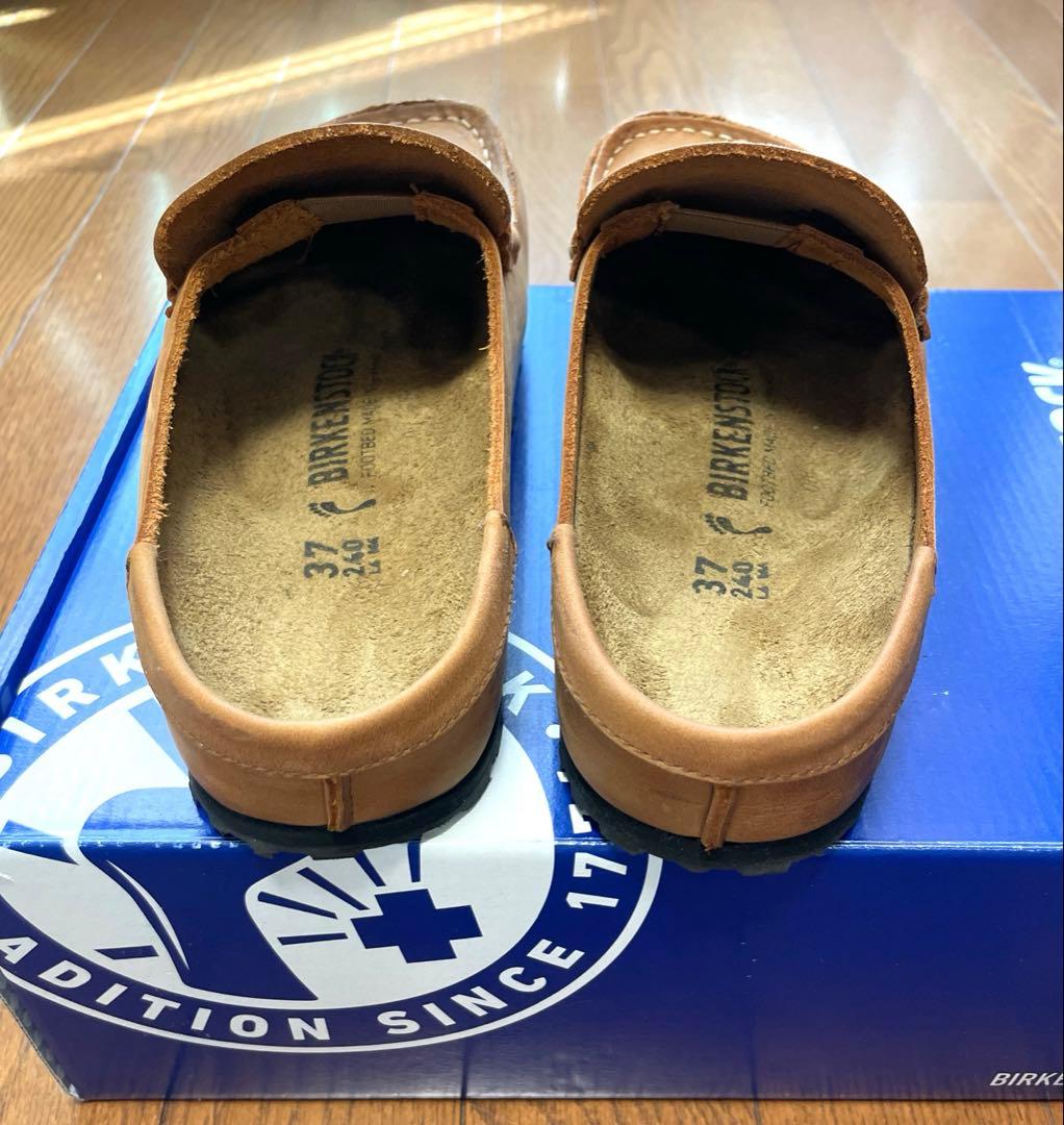 BIRKENSTOCK NAPLESネープルズ◇コニャック◇オイルドレザー◇37
