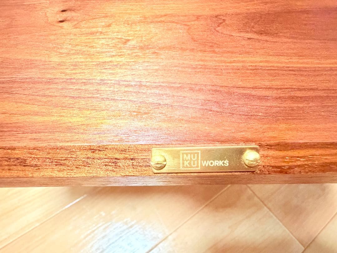 MUKU WORKS シェルコン25 ウォールナットサイドテーブル スノーピーク