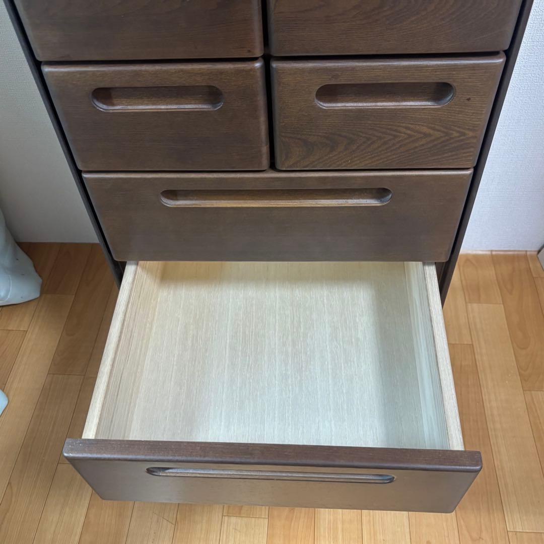 マルヨシ民芸家具 5段 7杯 チェスト 引き出し キャビネット 収納