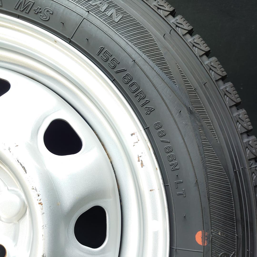 社外スチール 155/80R14 88/86N LT プロボックス サクシード