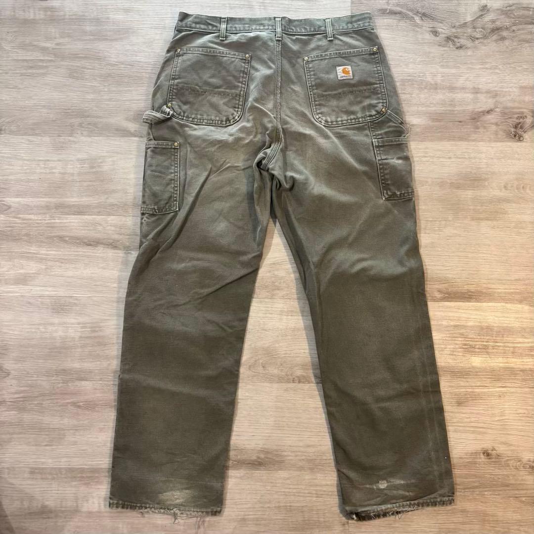 Carhartt B01 125周年 USA製ダブルニーMOS フェード#536