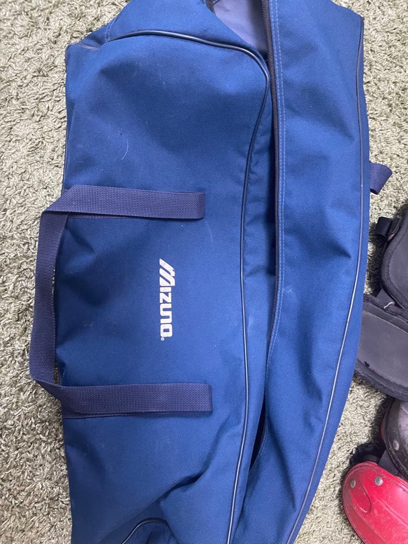 キャッチャー防具セット レッド