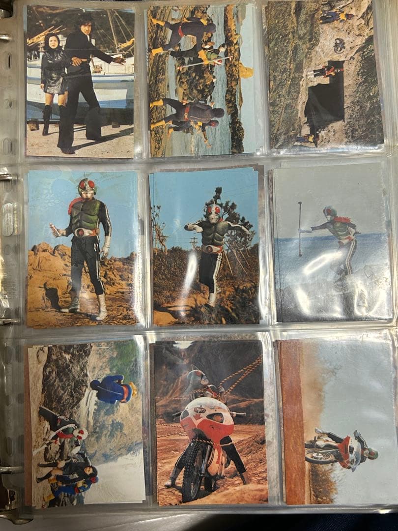 仮面ライダーカード　① ファイル5枚分