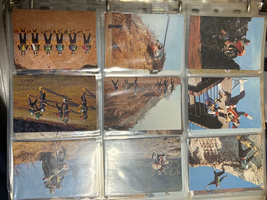 仮面ライダーカード　① ファイル5枚分