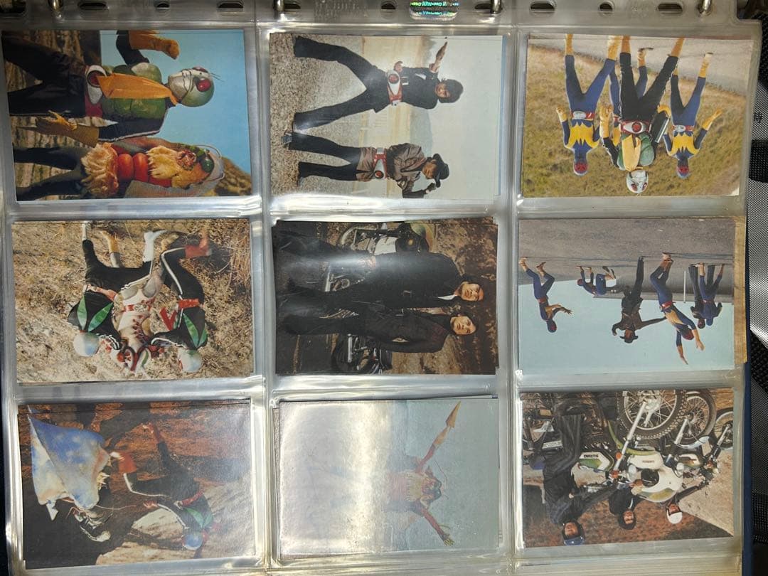 仮面ライダーカード　① ファイル5枚分