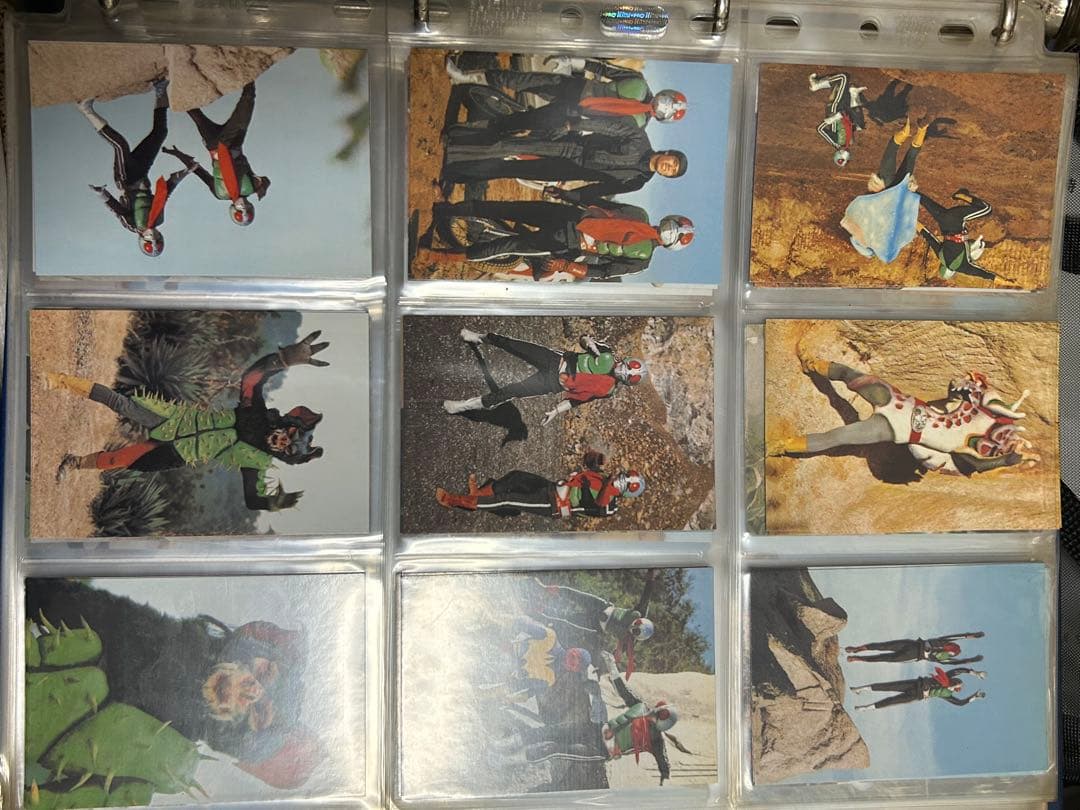 仮面ライダーカード　① ファイル5枚分