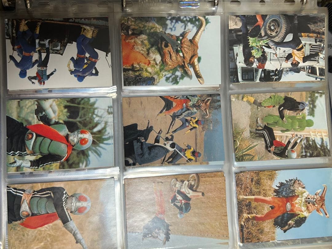 仮面ライダーカード　① ファイル5枚分
