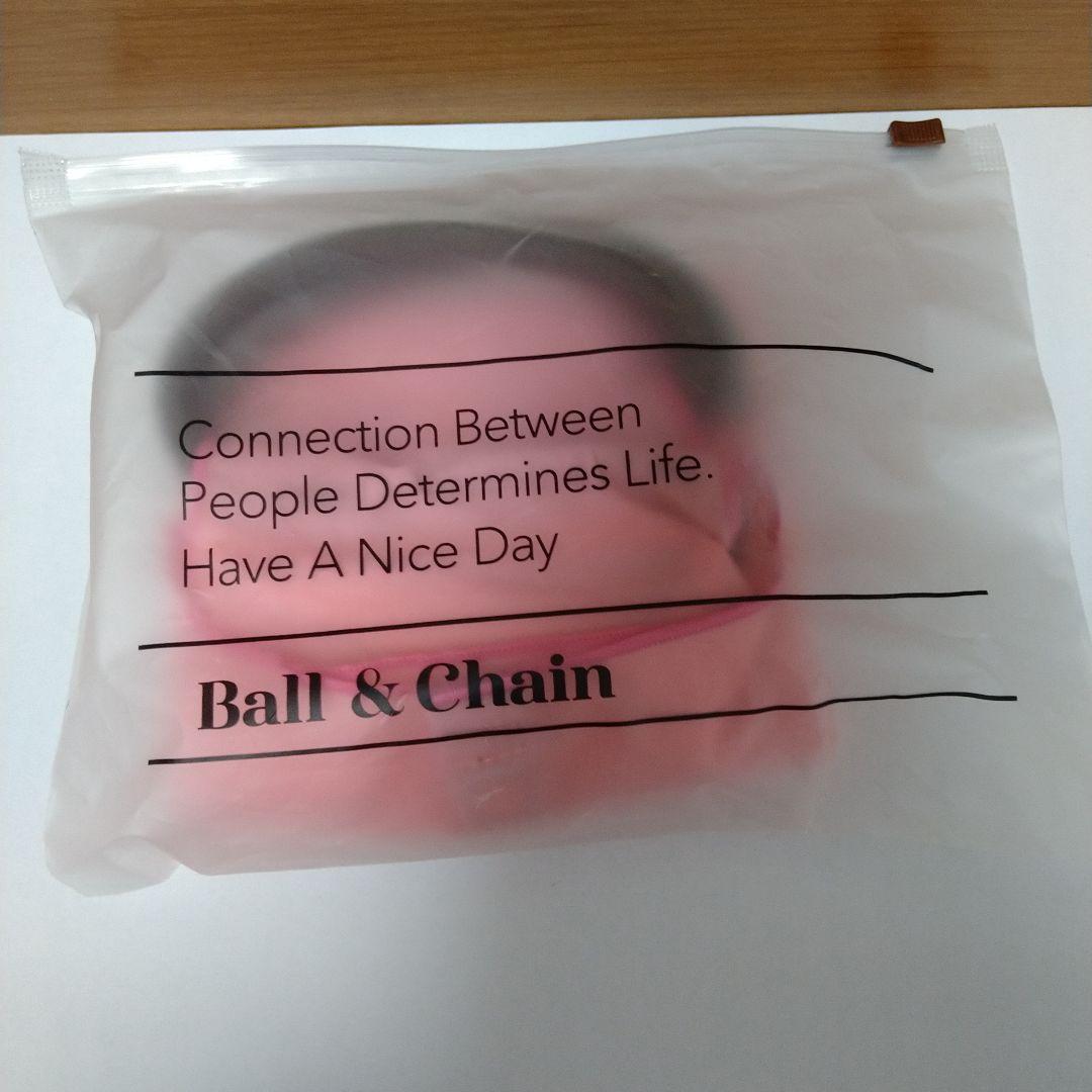 【専用画面】ボールアンドチェーン 神戸チョコ 黒 メレドショコラ ピンク MS