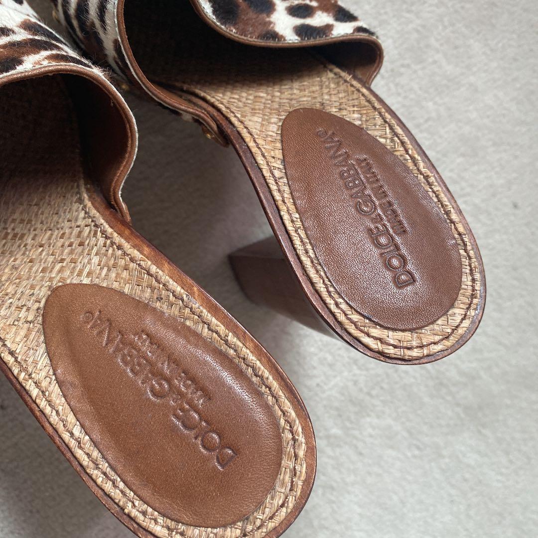 1週間限定値下げ！ドルチェ&ガッパーナ☆厚底サボサンダル23.5cm