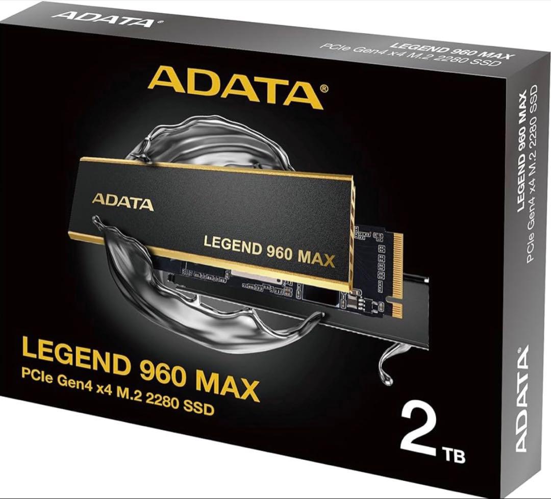 新品・未開封ADATA Legend 960 Max 2TB SSD PS5対応