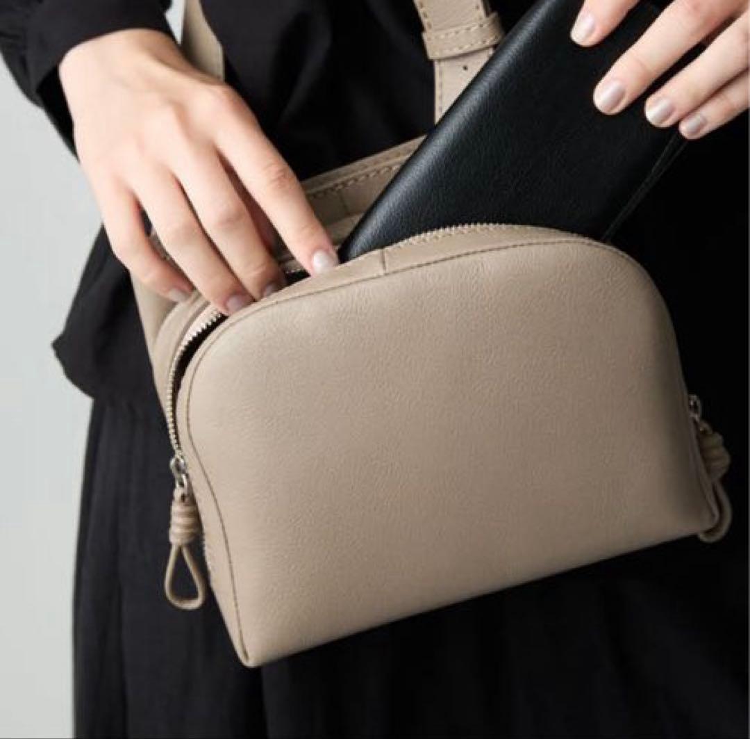 マザーハウス　ソラ　2ウェイショルダーバッグ Mサイズ　ベージュ