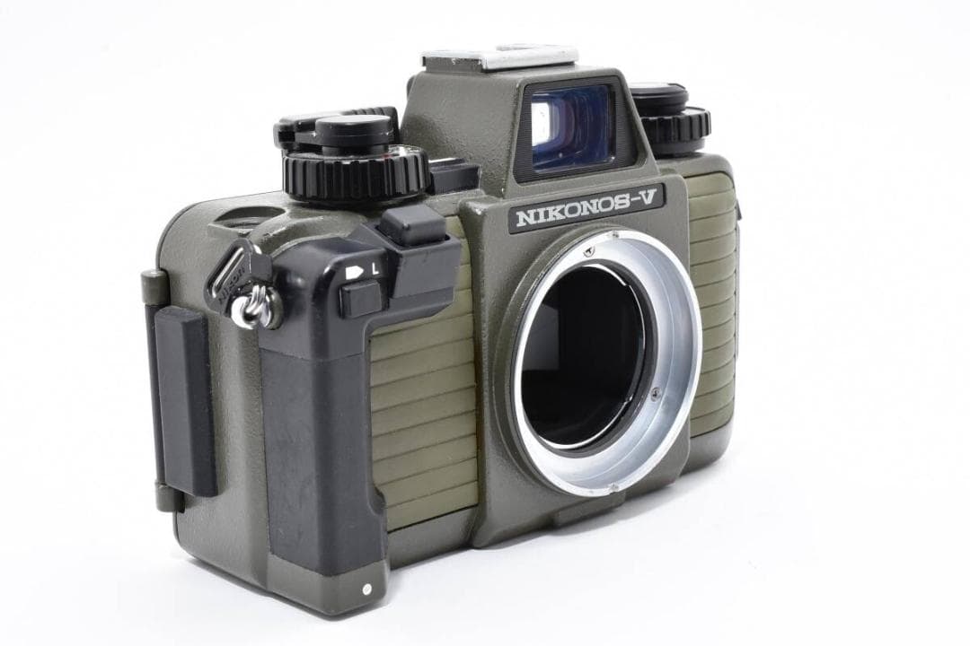 【シャッターOK】Nikon NIKONOS-V オリーブグリーン 水中カメラ
