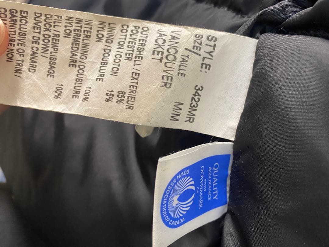 カナダグース　バンクーバー　ベージュ　タン　サイズM