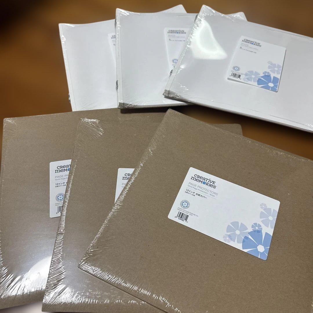 大セール！白台紙、カバー3セット